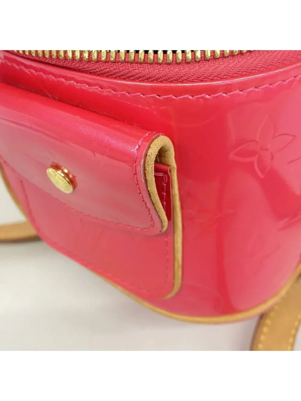 Louis Vuitton Shoulder Bag Vernis Sullivan Horizon Tal PM Fuchsia Pink